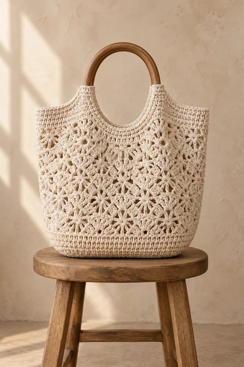 Explore crochet bags and accessories